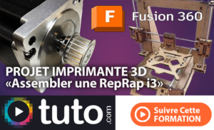 Modélisation 3D Fusion 360 (fichier DXF) Projet Assembler une Imprimante 3D RepRap i3