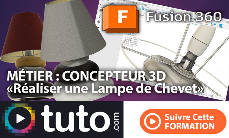 tuto pour apprendre le metier de concepteur 3d avec un projet fusion 360