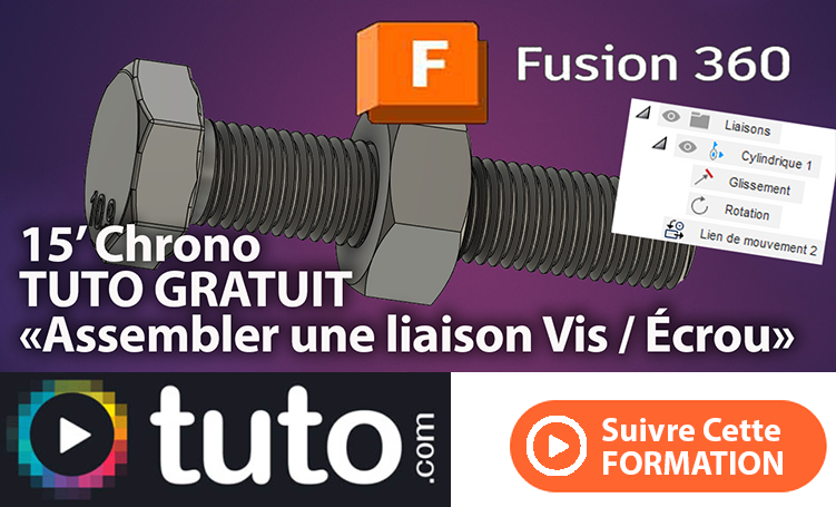 tuto gratuit fusion 360 pour apprendre les assemblages