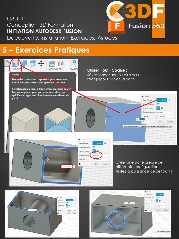 manuel fusion 360 avec des exemples pour bien débuter