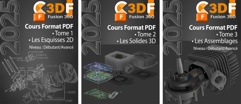 cours exercice pdf pour fusion 360 apprendre pas a pas la mecanique avec le moteur 2 temps